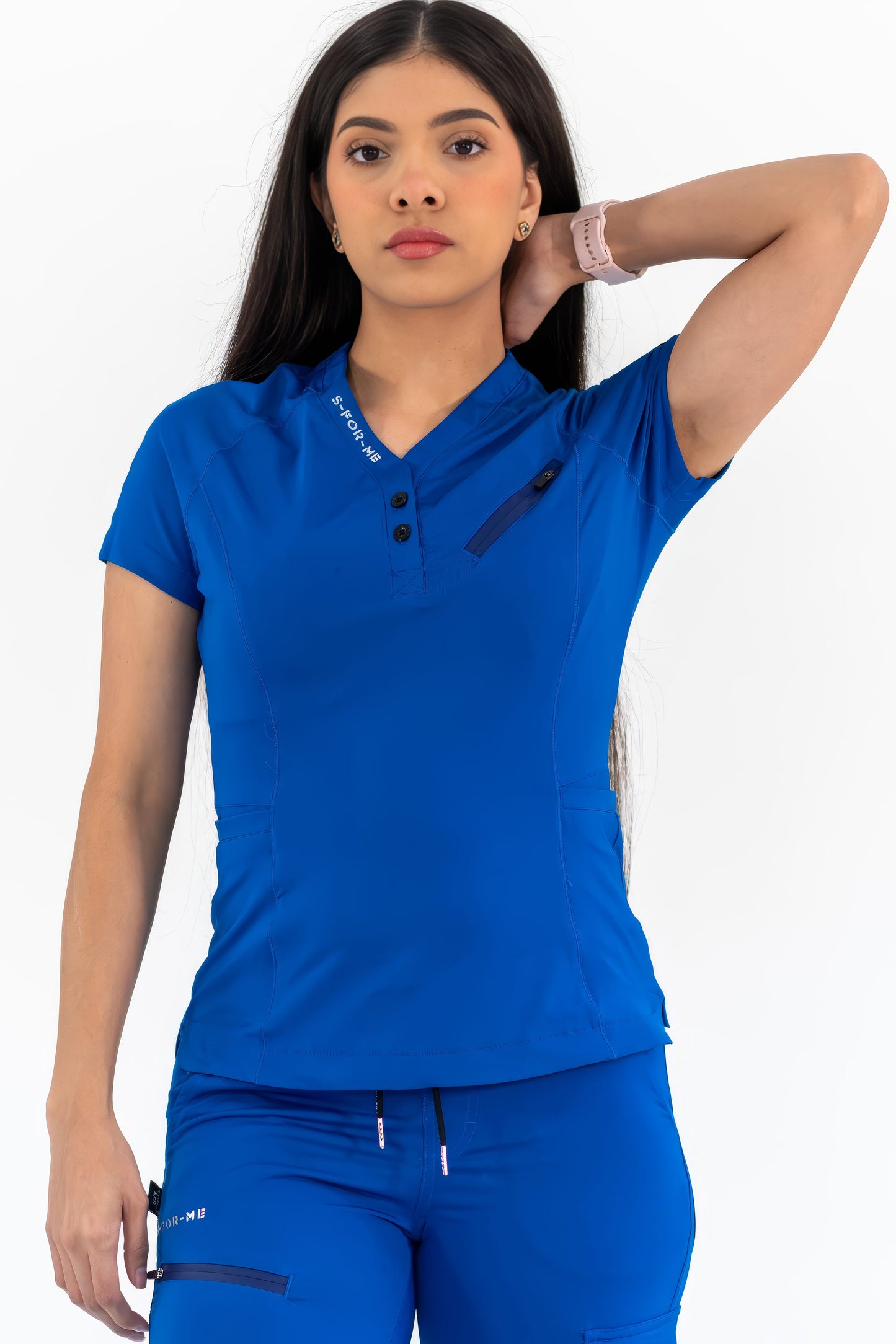 Filipina Quirúrgica Super Stretch Azul Rey, Scrubs 905