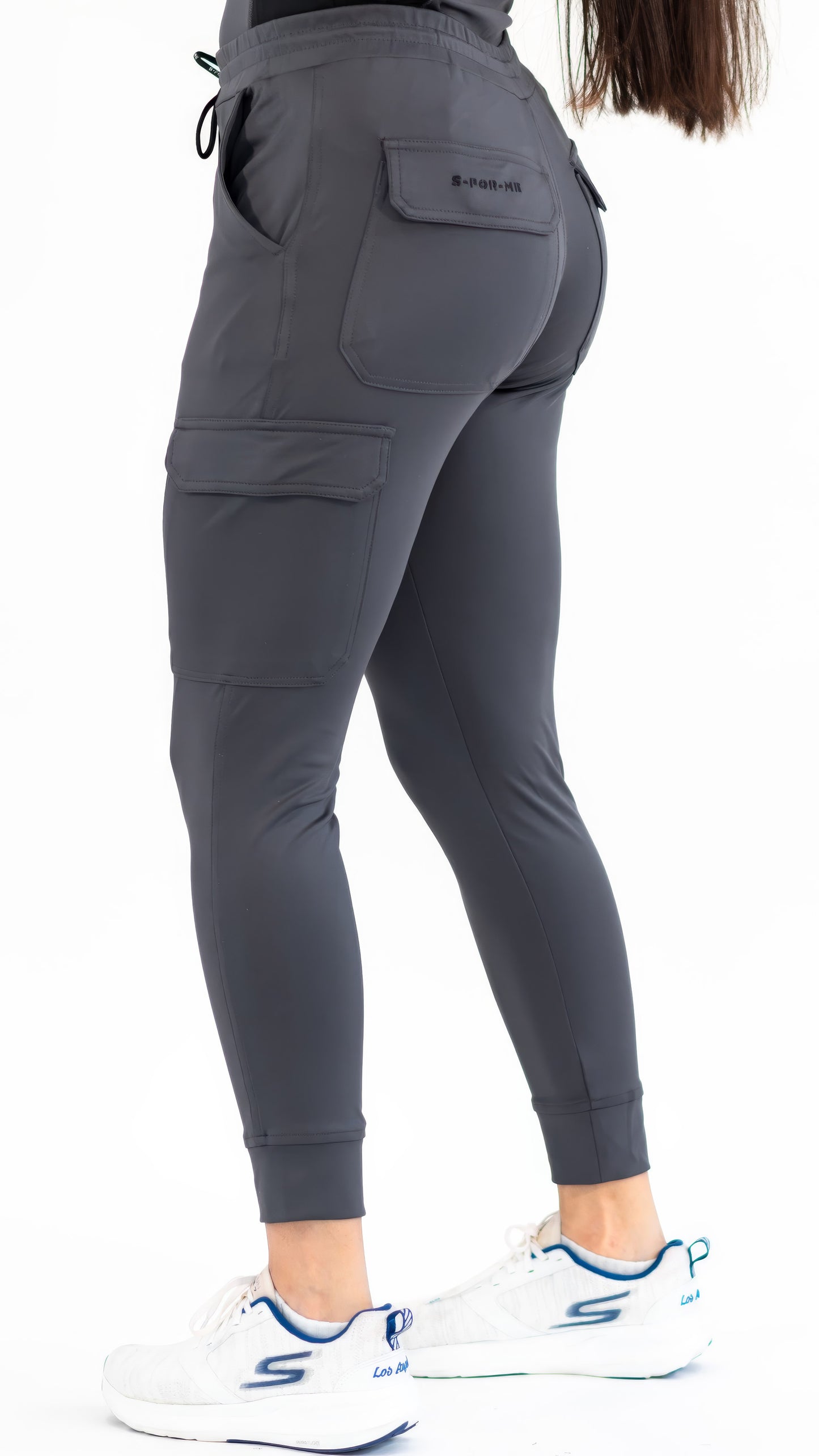 Jogger Quirúrgico Super Stretch Gris Mujer, Scrubs 905