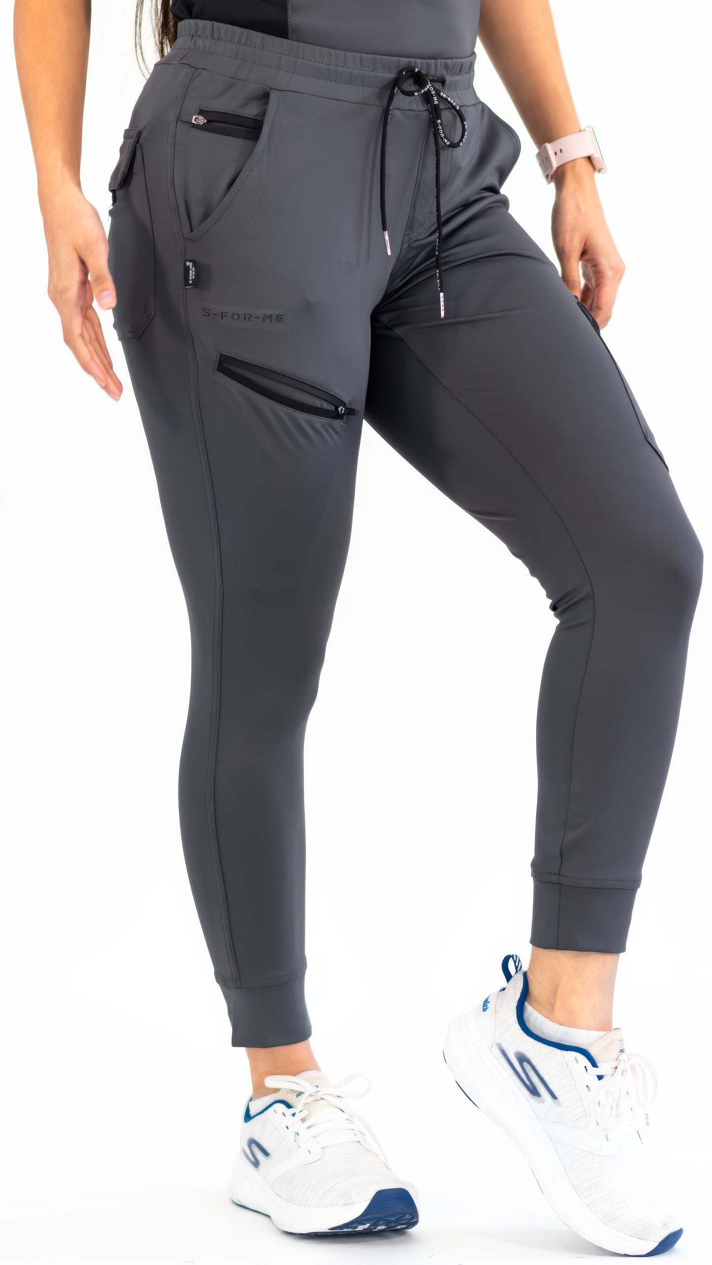 Jogger Quirúrgico Super Stretch Gris Mujer, Scrubs 905