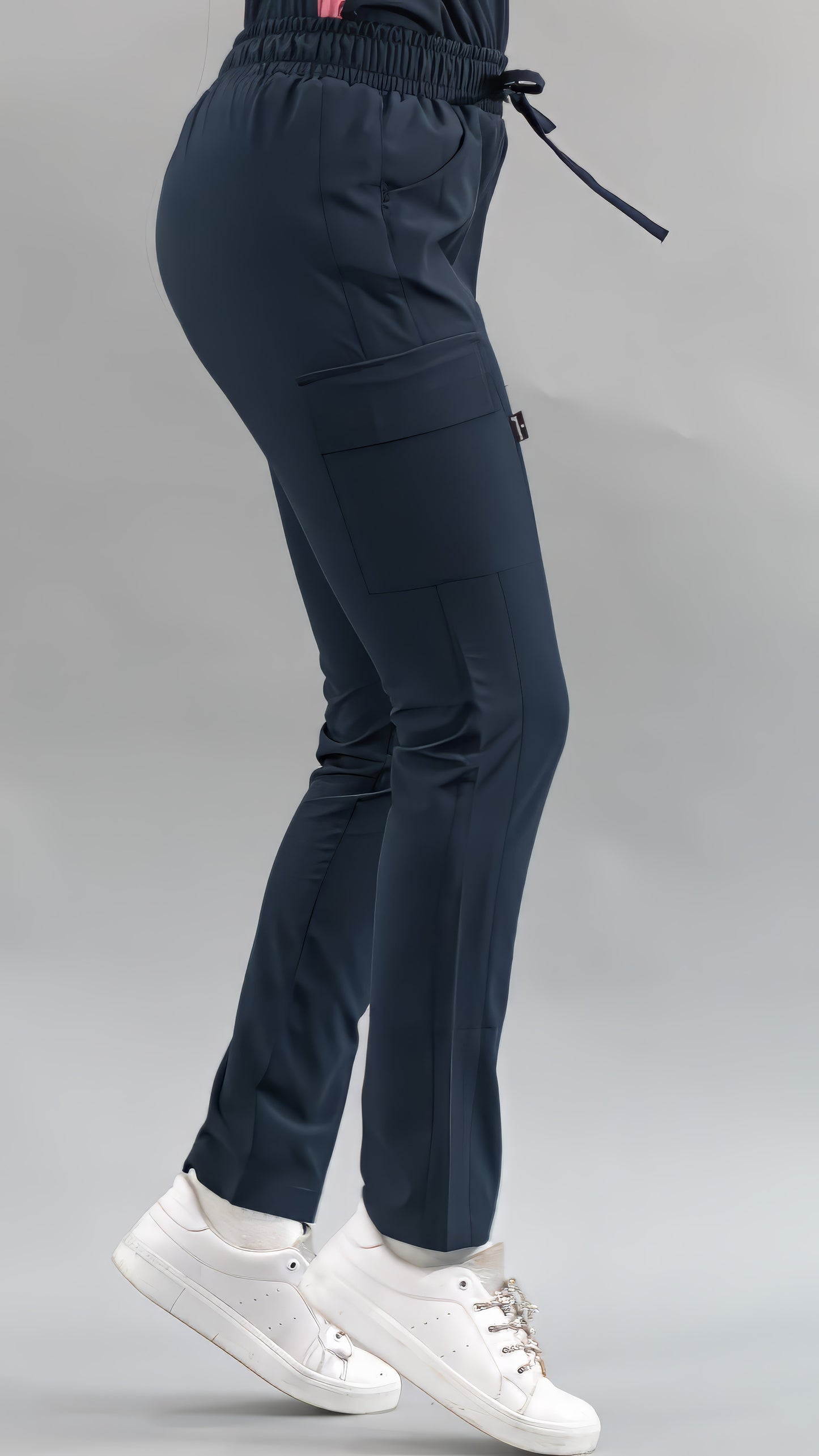 Pantalón Quirúrgico Skinny, Azul Mno F.W Mujer, Scrubs 520