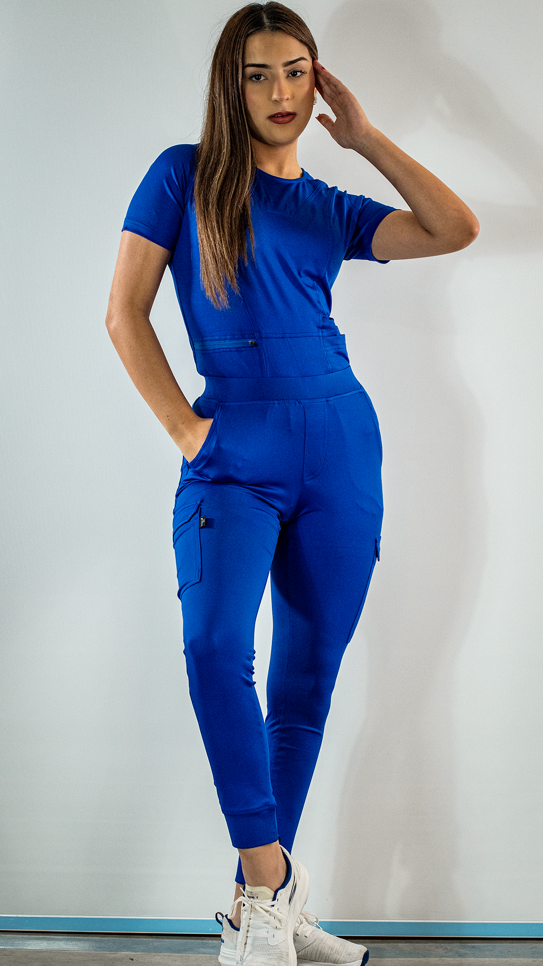Jogger Quirurgico 901 Azul Marino Mujer Super Stretch – Sandel Medica